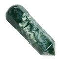 Moss Agate Crystal Massage Wand ~70mm