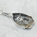 Natural Agate Geode & Quartz Point Pendant - Lucky Dip