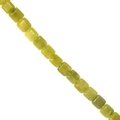 New Jade Crystal Beads - 10mm Facet Square