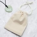 New Jade Heart Necklace & Gift Pouch