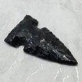 Obsidian Arrowhead ~69mm