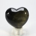 Obsidian Sheen Crystal Heart ~45mm