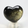Obsidian Sheen Crystal Heart ~45mm