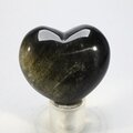 Obsidian Sheen Crystal Heart ~45mm