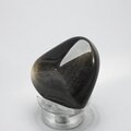Obsidian Sheen-Silver Polished Stone ~42mm