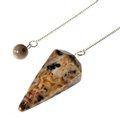 Ocean Jasper Crystal Pendulum