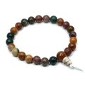 Ocean Jasper Power Bead Bracelet