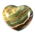 Green Onyx Crystal Heart ~45mm