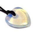 Opalite Heart Necklace 'Faithful Love'