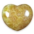 Orange Calcite Crystal Heart ~45mm
