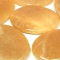 Orange Calcite Palm Stone, Extra Grade ~70x50mm