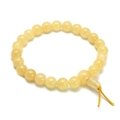 Orange Calcite Power Bead Bracelet