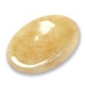 Orange Calcite Thumb Stone ~40mm