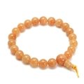 Peach Aventurine Power Bead Bracelet