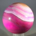 Pink Banded Agate Crystal Sphere ~47mm