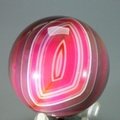 Pink Banded Agate Crystal Sphere ~50mm