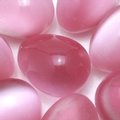 Pink Cat's Eye Crystal Egg ~46mm