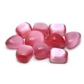 Pink Cat's Eye Tumble Stone (20-25mm)