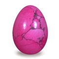 Pink Howlite Crystal Egg ~48mm