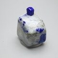 Polished Lapis Crystals on White Quartz ~42x37mm