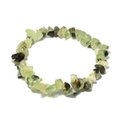 Prehnite & Epidote Gemstone Chip Bracelet