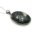 Preseli Bluestone & Silver Pendant ~31mm