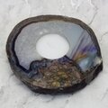 Purple Agate Tealight Candle Holder ~114x105mm