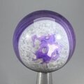 Purple Banded Agate Crystal Sphere ~40mm