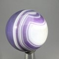 Purple Banded Agate Crystal Sphere ~40mm