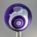 Purple Banded Agate Crystal Sphere ~40mm