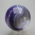 Purple Banded Agate Crystal Sphere ~50mm