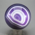 Purple Banded Agate Crystal Sphere ~50mm