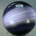 Purple Banded Agate Sphere ~55mm