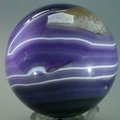 Purple Banded Agate Sphere ~60mm