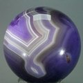 Purple Banded Agate Sphere ~60mm