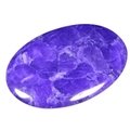 Purple Howlite Palm Stone ~70x50mm