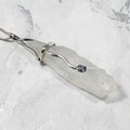 Quartz & Iolite 925 Silver Pendant ~64mm