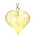 Quartz Mini Heart Pendant