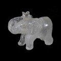 Quartz Carved Crystal Elephant