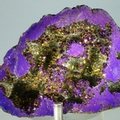 Rainbow Aura Quartz Crystal Geode ~78mm