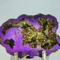 Rainbow Aura Quartz Crystal Geode ~81mm