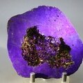 Rainbow Aura Quartz Geode ~75x75mm