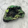 Rainbow Aura Quartz Geode ~81x55mm