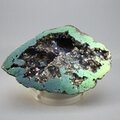 Rainbow Aura Quartz Geode ~85x55mm