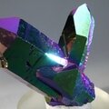 Rainbow Aura Quartz Healing Crystal ~44mm