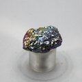 Rainbow Aura Tektite Tumblestone ~26mm
