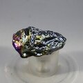 Rainbow Aura Tektite Tumblestone ~30mm