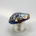 Rainbow Aura Tektite Tumblestone ~33mm