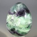 Rainbow Fluorite Crystal Egg  ~48mm
