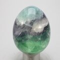 Rainbow Fluorite Crystal Egg  ~50mm